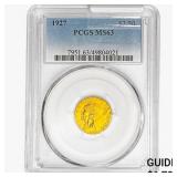 1927 $2.50 Gold Quarter Eagle PCGS MS63