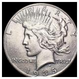 1935 Silver Peace Dollar CLOSELY UNCIRCULATED