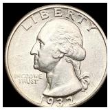 1932 Washington Silver Quarter CHOICE AU