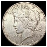 1925-S Silver Peace Dollar CLOSELY UNCIRCULATED