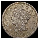 1848 Braided Hair Large Cent UNCIRCULATED