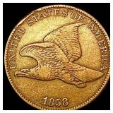 1858 Lg Letters Flying Eagle Cent LIGHTLY