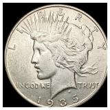 1935-S Silver Peace Dollar CLOSELY UNCIRCULATED