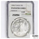 1994-P American Silver Eagle NGC PF69 UC