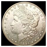 1891-S Morgan Silver Dollar UNCIRCULATED