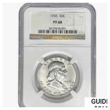 1955 Franklin Half Dollar NGC PF68