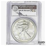 2012-W Silver Eagle PCGS MS70 FS Signed Mercanti