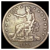 1878-S Silver Trade Dollar LIGHTLY CIRCULATED