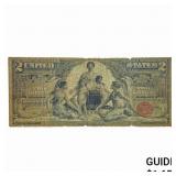 FR. 247 1896 $2 EDUCATIONAL SILVER CERTIFICATE