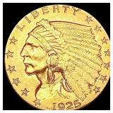 1925-D $2.50 Gold Quarter Eagle UNCIRCULATED