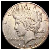 1935-S Silver Peace Dollar CHOICE AU