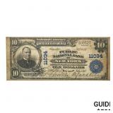 1902 $10 PUBLIC NB NEW YORK, NY CH. #11034 VF