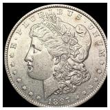 1897 Morgan Silver Dollar CHOICE AU