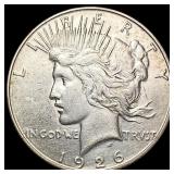 1926-S Silver Peace Dollar CLOSELY UNCIRCULATED