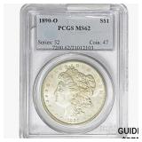 1890-O Morgan Silver Dollar PCGS MS62