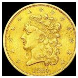 1834 $5 Gold Half Eagle LIGHTLY CIRCULATED