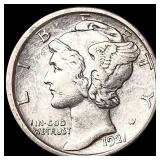 1921-D Mercury Dime UNCIRCULATED