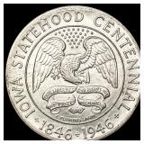 1946 Iowa Half Dollar UNCIRCULATED