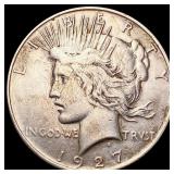 1927-D Silver Peace Dollar CLOSELY UNCIRCULATED