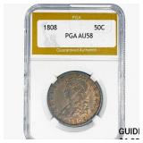 1808 Capped Bust Half Dollar PGA AU58