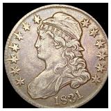 1831 Capped Bust Half Dollar NEARLY UNCIRCULATED