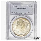 1879-S Morgan Silver Dollar PCGS MS65