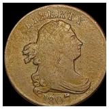 1807 Draped Bust Half Cent NICELY CIRCULATED