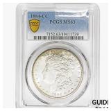 1884-CC Morgan Silver Dollar PCGS MS63