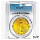 1927 $20 Gold Double Eagle PCGS MS64+