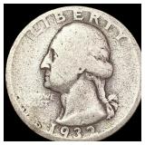 1932-D Washington Silver Quarter NICELY