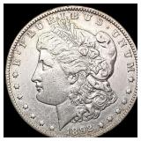 1892-CC Morgan Silver Dollar CLOSELY UNCIRCULATED