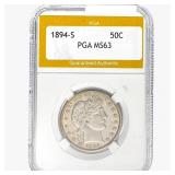 1894-S Barber Half Dollar PGA MS63