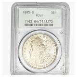 1885-O Morgan Silver Dollar PCGS MS64