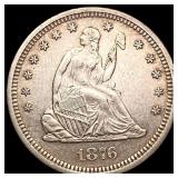 1876-S Seated Liberty Quarter UNCIRCULATED