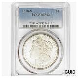 1878-S Morgan Silver Dollar PCGS MS63