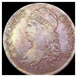 1808 Capped Bust Half Dollar LIGHTLY CIRCULATED