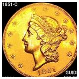 1851-O $20 Gold Double Eagle UNCIRCULATED