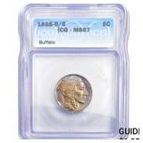 1938-D/S Buffalo Nickel ICG MS67