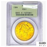 1904 $20 Gold Double Eagle PCGS MS61