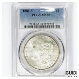 1880-S Morgan Silver Dollar PCGS MS65+