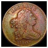 1807 Draped Bust Half Cent NICELY CIRCULATED