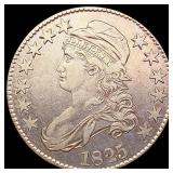 1825 Capped Bust Half Dollar CLOSELY UNCIRCULATED