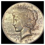 1921 Silver Peace Dollar LIGHTLY CIRCULATED