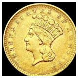 1856 Rare Gold Dollar CLOSELY UNCIRCULATED