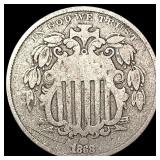 1868 Shield Nickel NICELY CIRCULATED