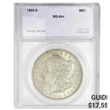 1895-S Morgan Silver Dollar SEGS MS64+