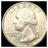 1935-D Washington Silver Quarter CLOSELY