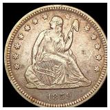 1859-O Seated Liberty Quarter NEARLY UNCIRCULATED