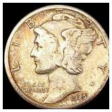 1925-S Mercury Dime NEARLY UNCIRCULATED