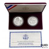 1999 Dolley Madison Silver Dollar Set [2 Coins]